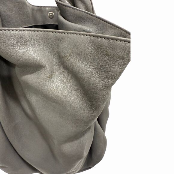 YSL Yves Saint Laurent Large Roady Rive Gauche Edition Gray Hobo Shoulder Bag